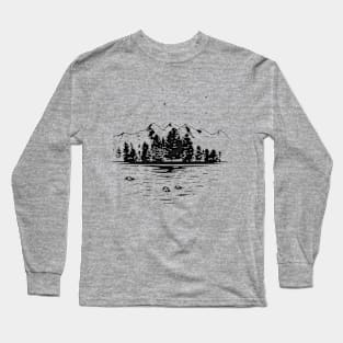 Night in the forest Long Sleeve T-Shirt